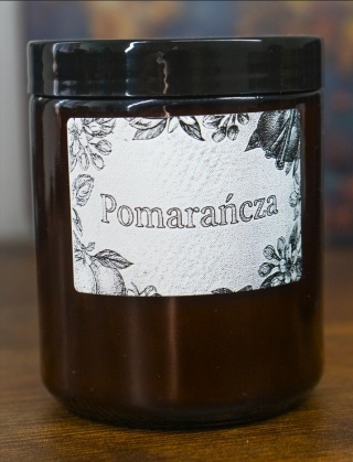 Świeca sojowa - Pomarańcza