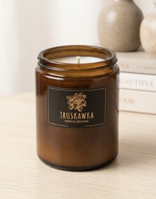Świeca sojowa - Truskawka