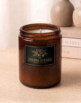 Świeca sojowa - ZIELONA HERBATA