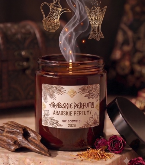 Świeca sojowa - arabskie perfumy