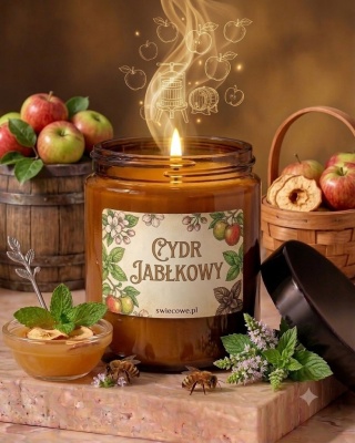 Świeca sojowa - cydr jabłkowy