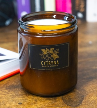 Świeca sojowa - cytryna