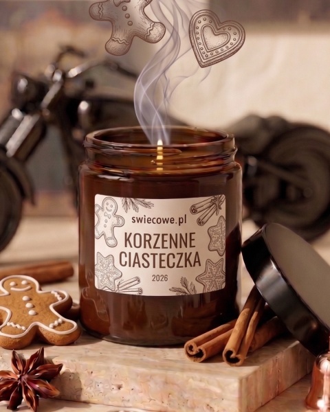 Świeca sojowa - korzenne ciasteczka