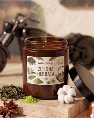 Świeca sojowa - zielona herbata