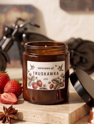świeca sojowa - Truskawka