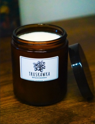 świeca sojowa - Truskawka